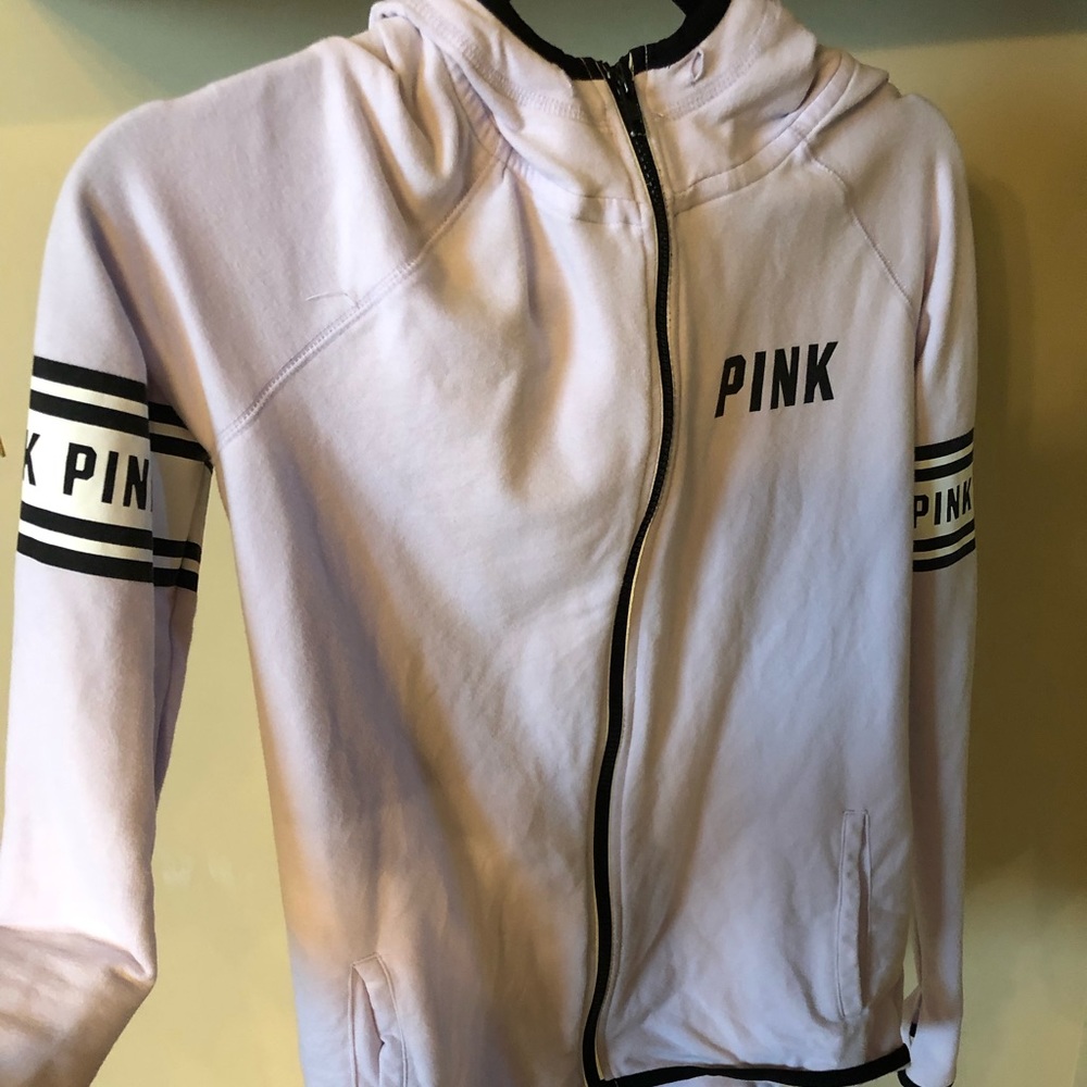 🌹 Victoria’s Secret PINK track jacket thumbhole